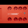 Salicru SPS 650 HOME+ szünetmentes tápegység (UPS) Vonal interaktív 0,65 kVA 360 W 8 AC kimenet(ek) (693DA000001)