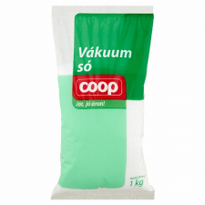 SALINEN BUDAPEST KFT Coop vákuum só 1 kg alapvető élelmiszer