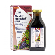  Salus floradix floravital szirup vassal és b-vitaminokkal 250 ml gyógyhatású készítmény