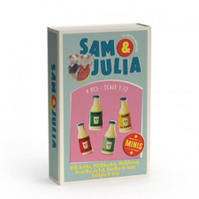  Sam &amp; Julia Miniatűr kiegészítő - Tejes palackok játékfigura