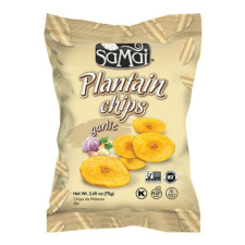 Samai Plantain (főzőbanán) chips fokhagymás 75g SAMAI reform élelmiszer