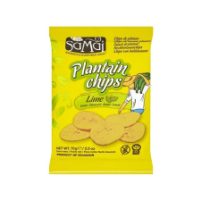  SaMai Plantain főzőbanán chips lime 70 g reform élelmiszer