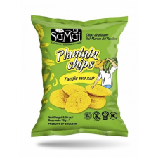  SaMai Plantain főzőbanán chips tengeri sós 75 g reform élelmiszer