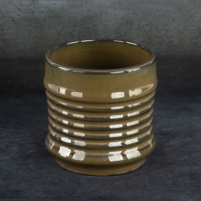  Sami kerámia kaspó Barna 11x11x11 cm dekoráció