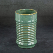  Sami kerámia váza Zöld 12x12x20 cm dekoráció
