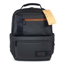 SAMSONITE OPENROAD laptoptartós fekete-narancs zippes hátitáska 15,6" 137208-2547 számítógéptáska