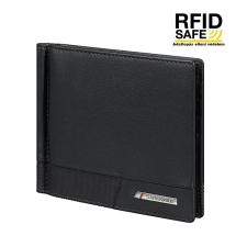 SAMSONITE PRO-DLX 6 RFID védett fekete, csapópántos dollár pénztárca 147797-1041 pénztárca