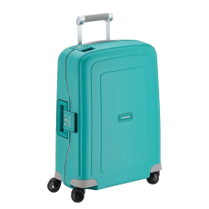 SAMSONITE S'CURE négykerekű aqua blue csatos kabin bőrönd 55 cm 49539-1012