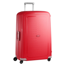 SAMSONITE S'CURE négykerekű karmazsinpiros-szürke csatos óriás  bőrönd  81cm 59244-1235 kézitáska és bőrönd