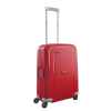 SAMSONITE S'CURE négykerekű piros-szürke csatos kabinbőrönd 55cm 49539-1235