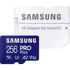 Samsung 256GB Pro Plus microSDXC UHS-I CL10 Memóriakártya + Adapter memóriakártya