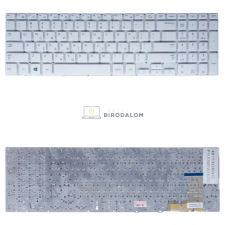 Samsung 370R5E, NP370R5E, 510R5E, NP510R5E, 450R5E gyári billentyűzet (GR kiosztás, fehér, keret nélkül) laptop alkatrész