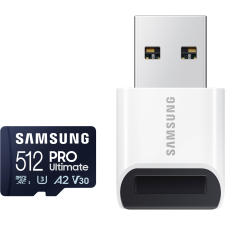 Samsung 512GB Pro Ultimate microSDXC UHS-I CL10 Memóriakártya + Kártyaolvasó memóriakártya