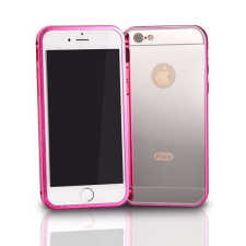 Samsung A310 Galaxy A3 2016 pink rózsaszín alumínium bumper tükrös hátlaptok tok és táska