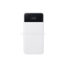 Samsung A33 5G S View Wallet Cover, White (EF-EA336PWEGEE) tok és táska