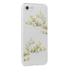 Samsung A530 Galaxy A5 2018/A8 2018, Szilikon tok, Floral, Magnolia tok és táska
