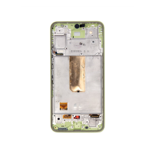 Samsung A546B Galaxy A54 5G kompatibilis LCD kijelző + érintő, kerettel, lime mobiltelefon, tablet alkatrész