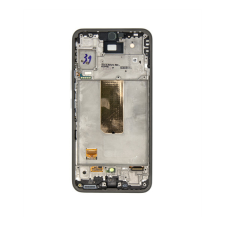 Samsung A546B Galaxy A54 5G kompatibilis LCD kijelző + érintő, kerettel, szürke mobiltelefon, tablet alkatrész