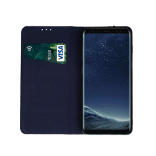 Samsung A72 4G / Samsung A72 5G Genuine notesz kék tok és táska