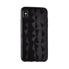 Samsung A920 Galaxy A9 2018, Szilikon tok, Diamond, fekete tok és táska