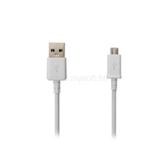 Samsung adatkábel (USB - microUSB, ECB-DU4, 100cm) FEHÉR (ECB-DU4AWE) kábel és adapter