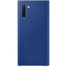 Samsung Bőr borítás bőr hátlap a Galaxy Note10 készülékhez, kék tok és táska