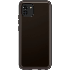 Samsung EF-QA036T Soft Clear Cover Galaxy A03 fekete tok és táska