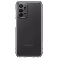 Samsung EF-QA235T Soft Clear Cover Galaxy A23 5G fekete (EF-QA235TBEGWW) tok és táska