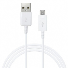 Samsung EP-DG925UWE kábel Micro USB 1m, fehér kábel és adapter