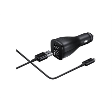 Samsung EP-LN920UBEGWW 15W 1XUSB Autós Adaptív Töltő Adapter + Micro USB Adatkábel - Fekete mobiltelefon kellék
