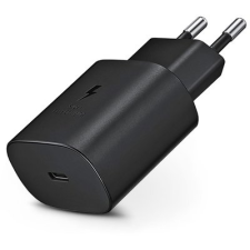 Samsung EP-TA800EBE PD 3.0 Hálózati USB-C töltő (5V / 3A) - Fekete (ECO csomaglás) mobiltelefon kellék