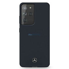 Samsung Eredeti tok Mercedes MEHCS21lsilna Samsung S21 Ultra (Szilikon Line / Blue) tok és táska