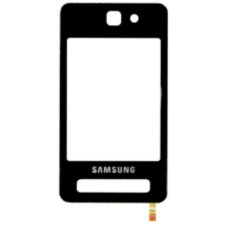 Samsung F480, Érintőplexi, fekete mobiltelefon, tablet alkatrész