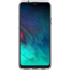 Samsung félig átlátszó hátlap a Galaxy A20s-hez, átlátszó tok és táska
