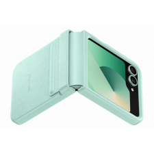 Samsung Flip 6 bőr hátlap, Világos Zöld tok és táska