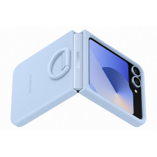 Samsung Flip 6 Szilikon tok gyűrűvel, Kék tok és táska