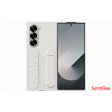 Samsung Fold 6 Álló tok szíjjal, Fehér tok és táska
