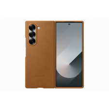 Samsung Fold 6 bőr tok, Barna tok és táska