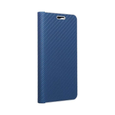 Samsung Forcell Luna flipes Carbon Samsung S22 ultra kék tok tok és táska