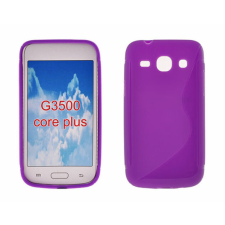 Samsung G350 Galaxy Core+, Szilikon tok, S-Case, lila tok és táska