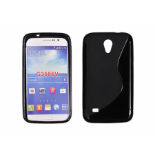 Samsung G3586 Galaxy Core Mini, Szilikon tok, S-Case, fekete tok és táska