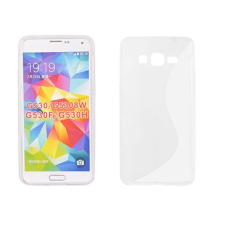 Samsung G530 Galaxy Grand Prime, Szilikon tok, S-Case, fehér tok és táska