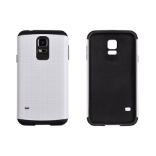 Samsung G900F Galaxy S5 Fehér Armor Pöttyös Kemény Hátap Tok tok és táska