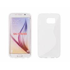 Samsung G920 Galaxy S6, Szilikon tok, S-Case, fehér tok és táska