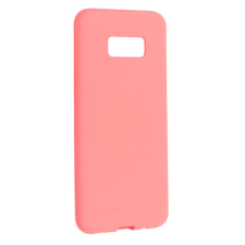 Samsung G955 Galaxy S8+, Szilikon tok, Soft, rózsaszín tok és táska