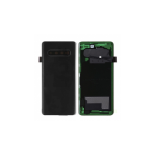 Samsung G970 Galaxy S10E, Akkufedél, (kameraplexi), fekete (GYÁRI BONTOTT) mobiltelefon, tablet alkatrész