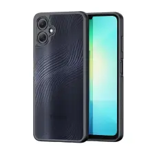  Samsung Galaxy A06 - DUX DUCIS Aimo - átlátszó hátlap tok, fekete kerettel tok és táska