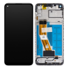 Samsung Galaxy A11 kompatibilis LCD modul kerettel, OEM jellegű, fekete