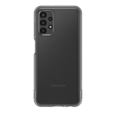 Samsung Galaxy A13 4G SM-A135F / A137F, Szilikon tok, sötétszürke, gyári tok és táska
