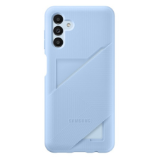 Samsung Galaxy A13 5G (SM-A136) szilikon telefonvédő (bankkártya tartó) világoskék tok és táska